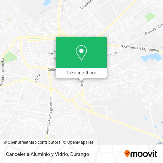 Mapa de Canceleria Aluminio y Vidrio