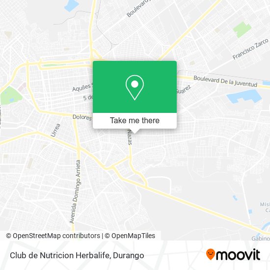 Club de Nutricion Herbalife map