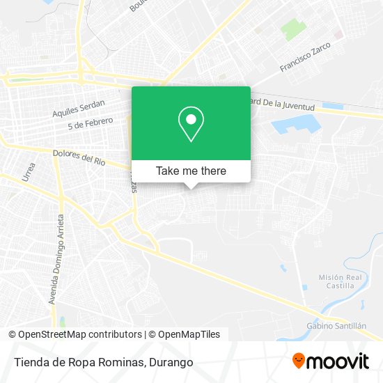 Tienda de Ropa Rominas map