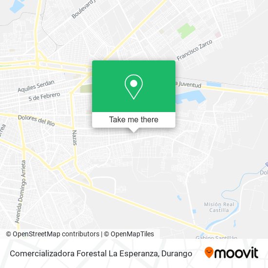 Comercializadora Forestal La Esperanza map