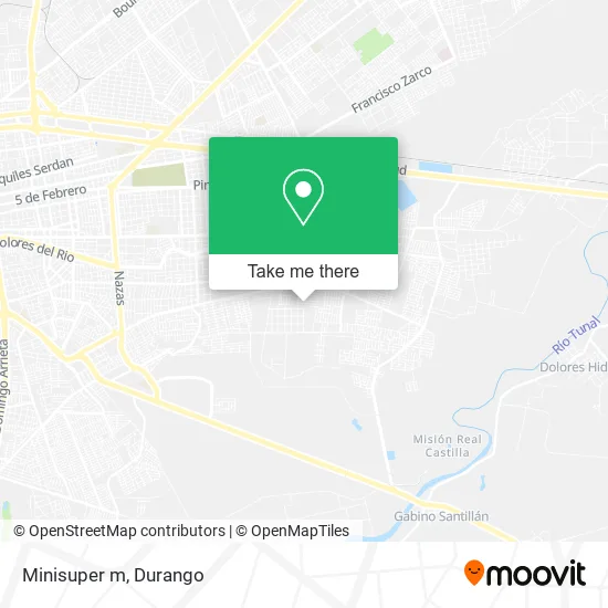 Mapa de Minisuper m