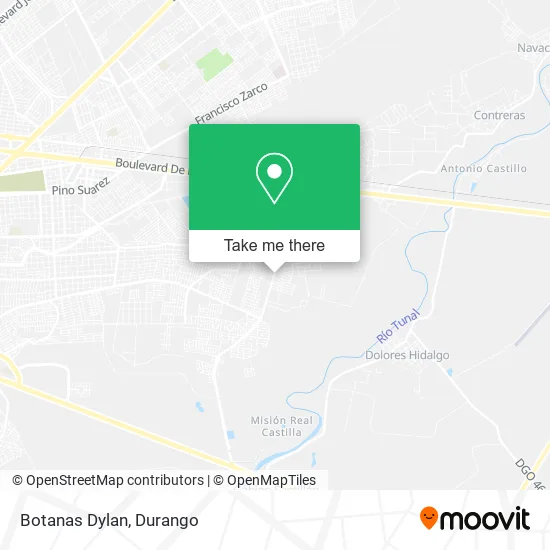 Botanas Dylan map