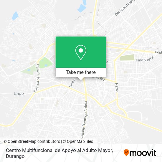 Centro Multifuncional de Apoyo al Adulto Mayor map