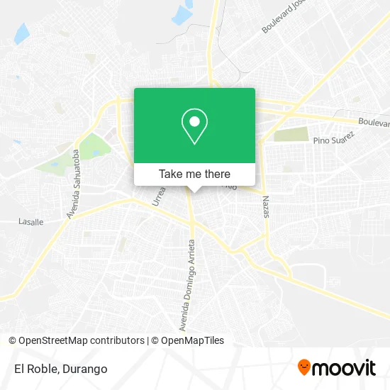 Mapa de El Roble