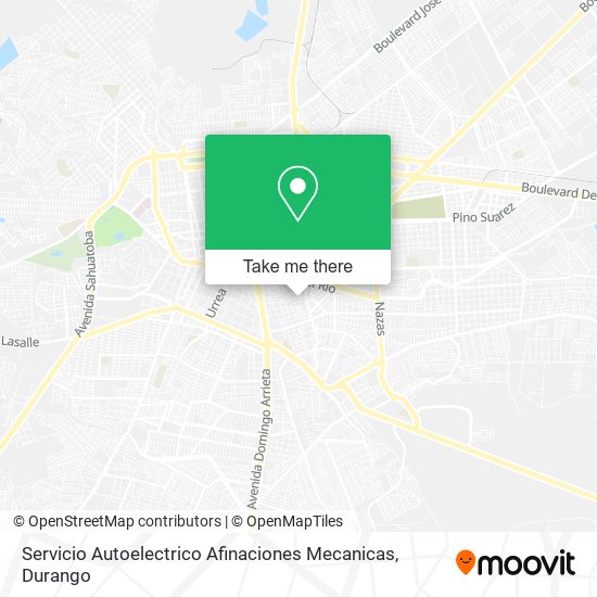 Servicio Autoelectrico Afinaciones Mecanicas map