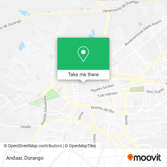 Mapa de Andaar