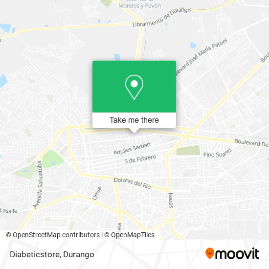 Diabeticstore map