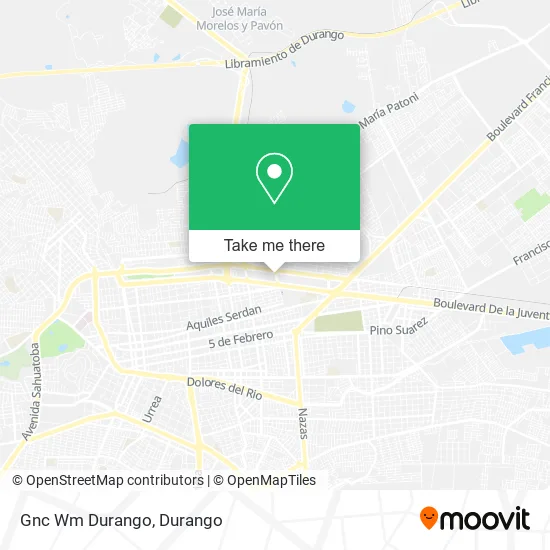 Gnc Wm Durango map