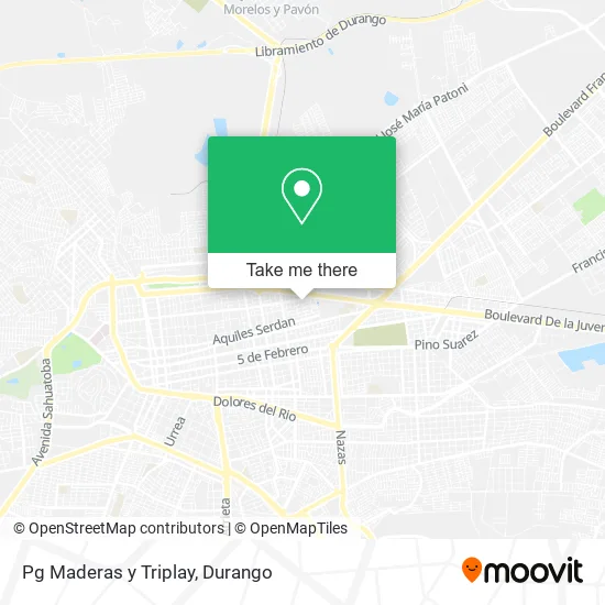 Mapa de Pg Maderas y Triplay
