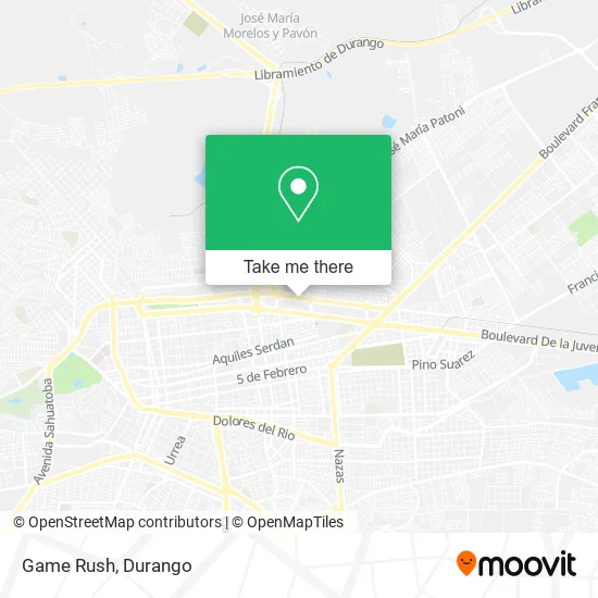 Game Rush map