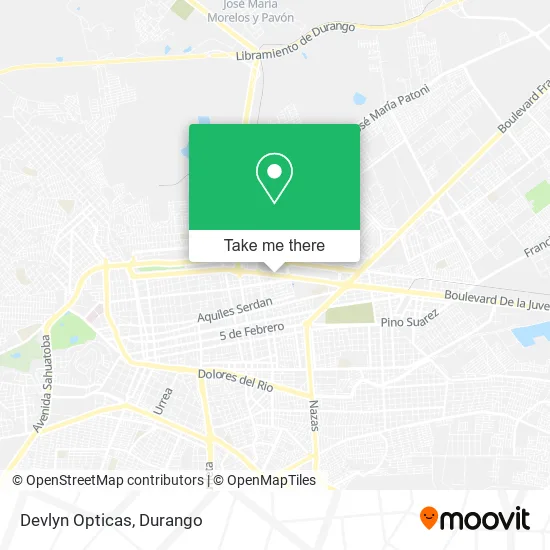 Devlyn Opticas map