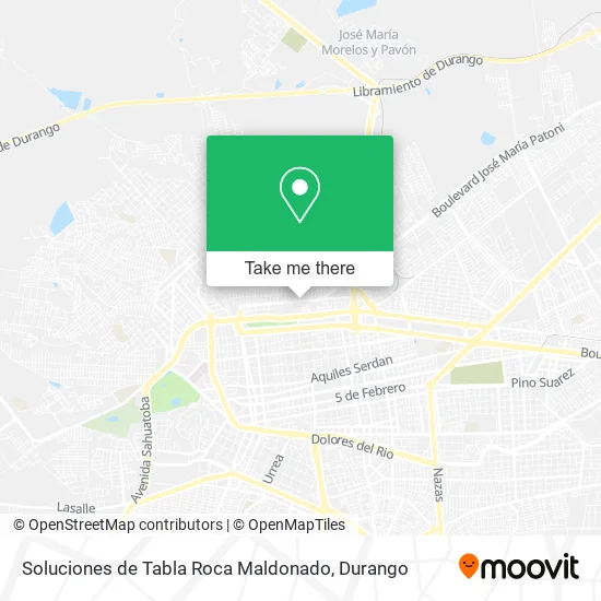 Mapa de Soluciones de Tabla Roca Maldonado