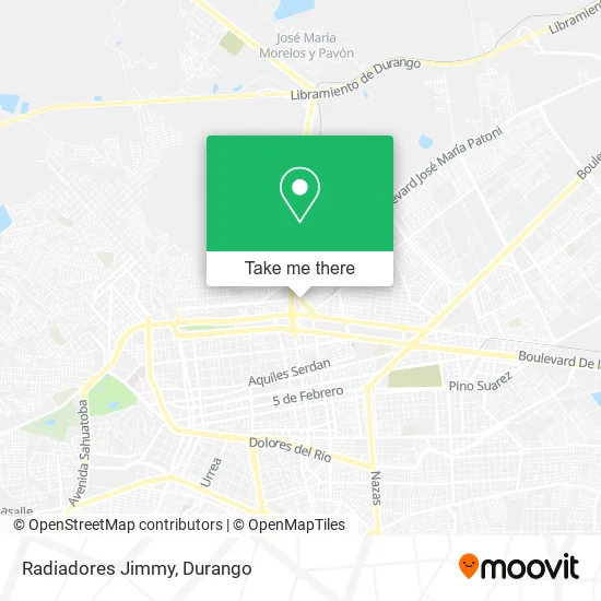 Mapa de Radiadores Jimmy