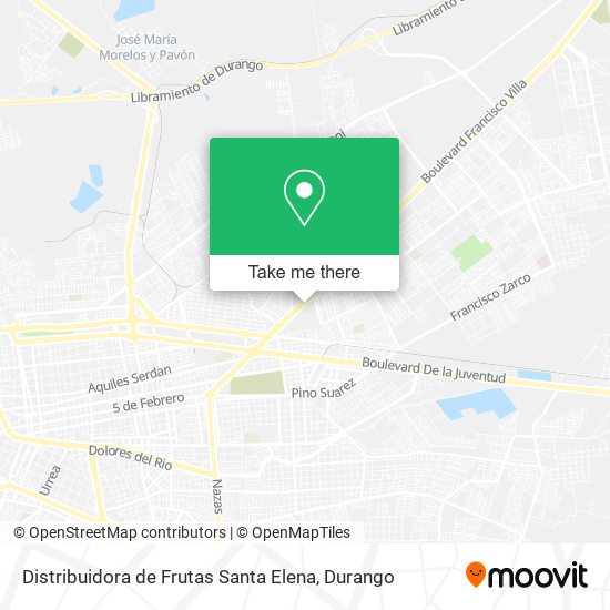 Distribuidora de Frutas Santa Elena map