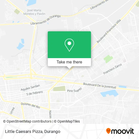 Mapa de Little Caesars Pizza