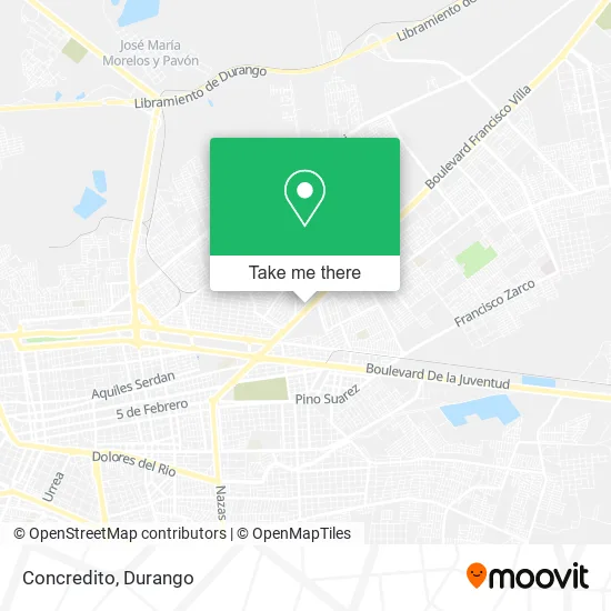 Mapa de Concredito