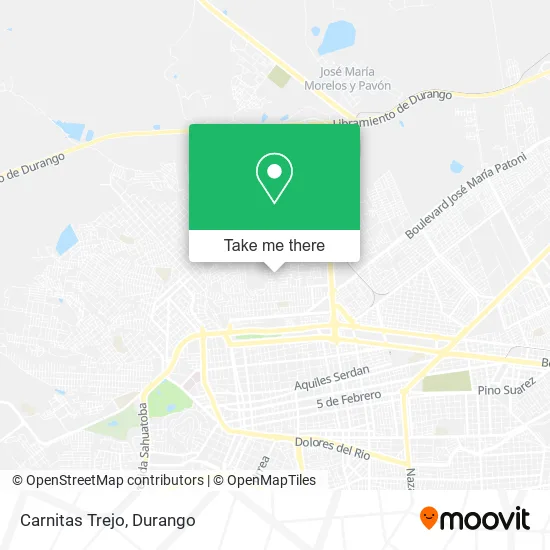 Mapa de Carnitas Trejo
