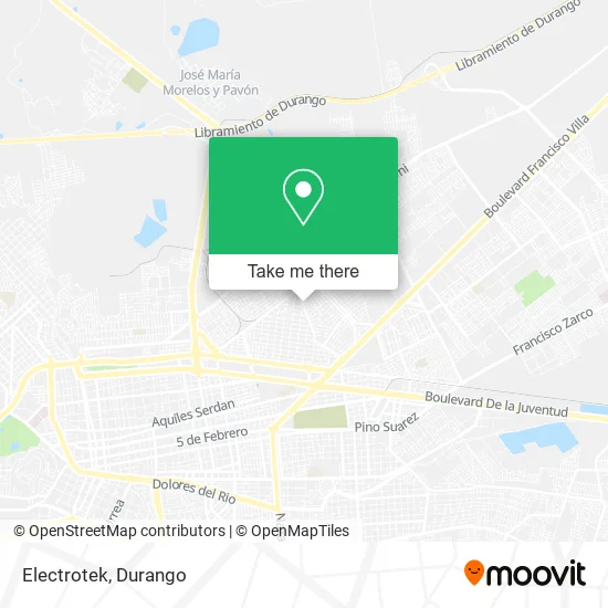 Electrotek map