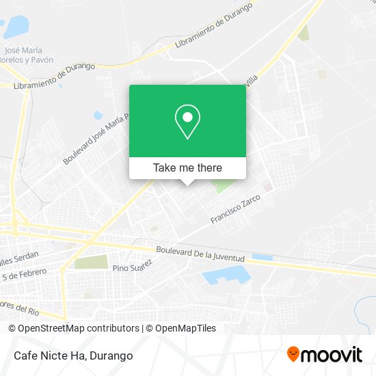 Cafe Nicte Ha map