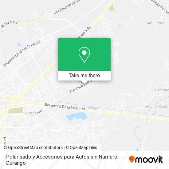 Mapa de Polarisado y Accesorios para Autos sin Numero