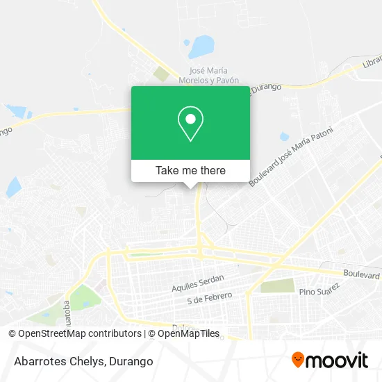 Abarrotes Chelys map