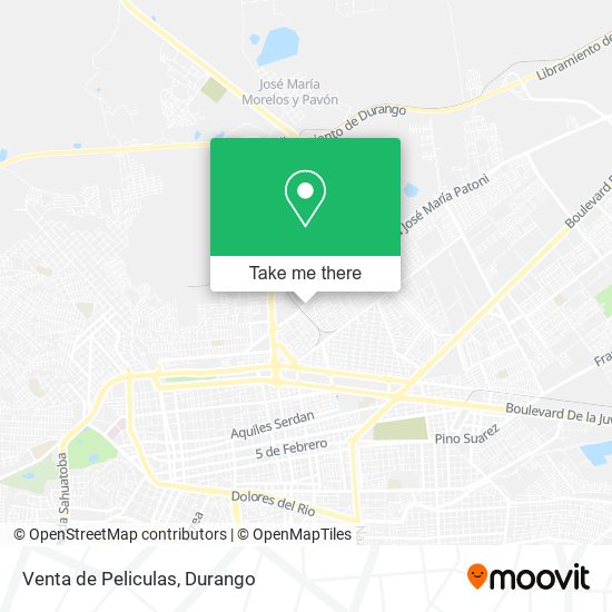 Venta de Peliculas map