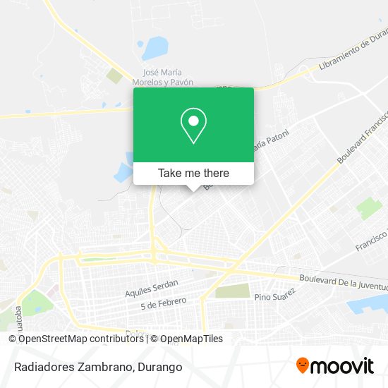 Mapa de Radiadores Zambrano