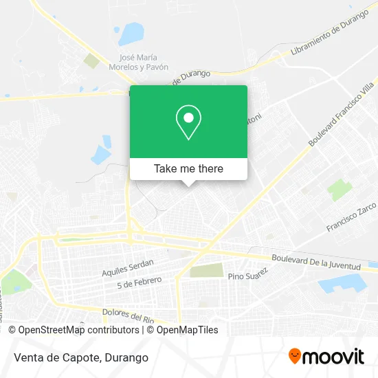 Venta de Capote map
