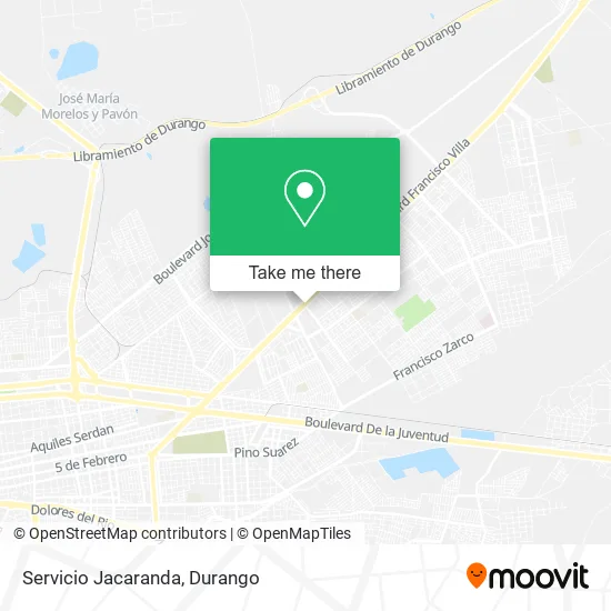 Mapa de Servicio Jacaranda