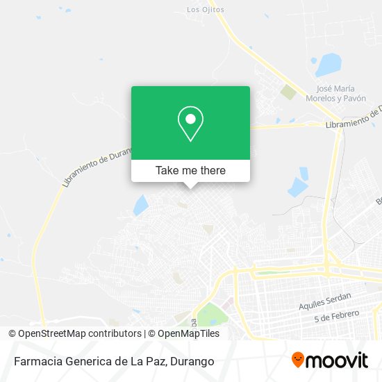 Farmacia Generica de La Paz map