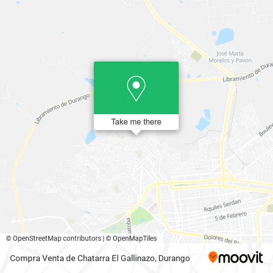 Compra Venta de Chatarra El Gallinazo map