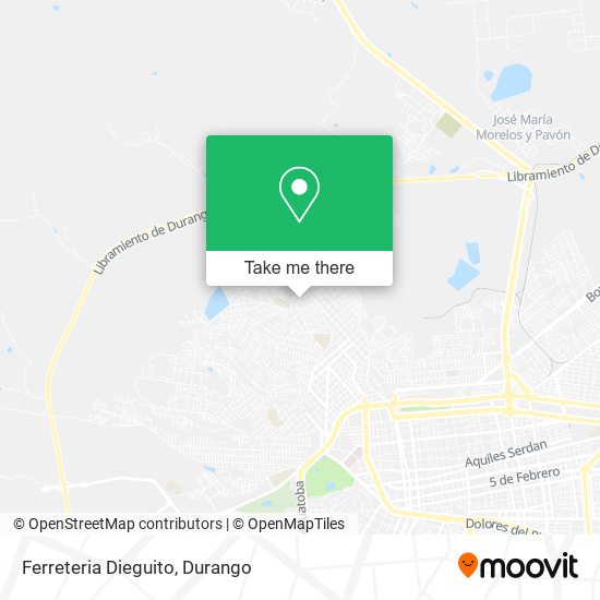 Mapa de Ferreteria Dieguito