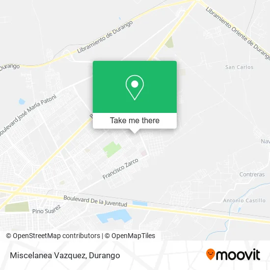 Mapa de Miscelanea Vazquez