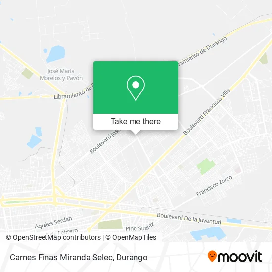 Carnes Finas Miranda Selec map