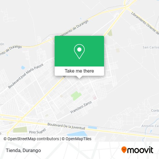 Mapa de Tienda