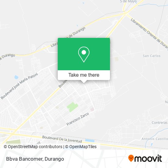 Bbva Bancomer map