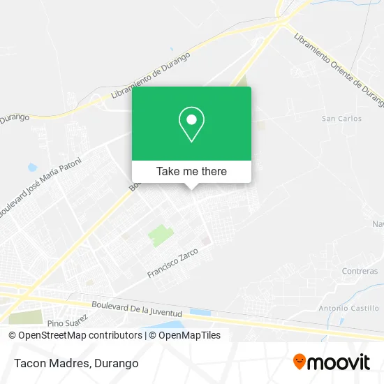 Mapa de Tacon Madres