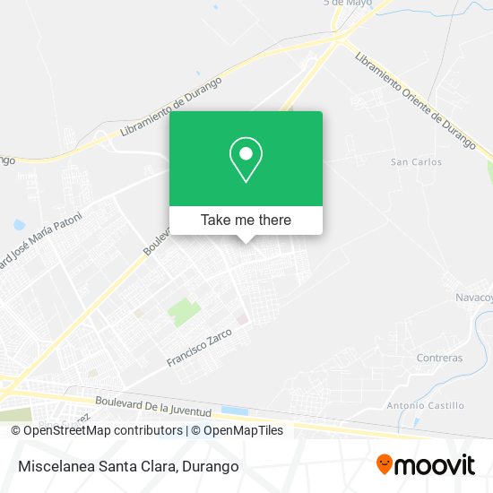 Miscelanea Santa Clara map