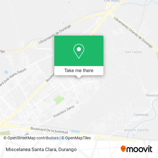 Miscelanea Santa Clara map