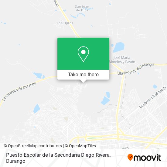 Puesto Escolar de la Secundaria Diego Rivera map