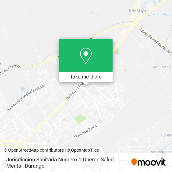 Jurisdiccion Sanitaria Numero 1 Uneme Salud Mental map