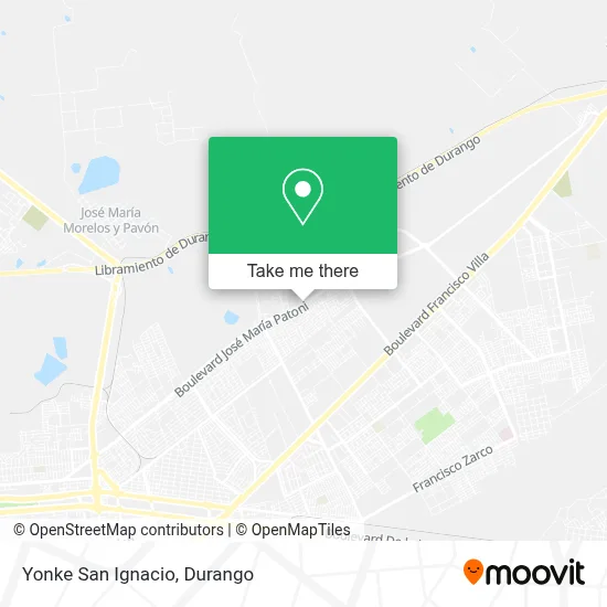 Yonke San Ignacio map
