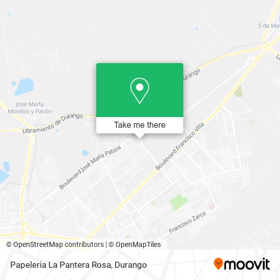 Papeleria La Pantera Rosa map
