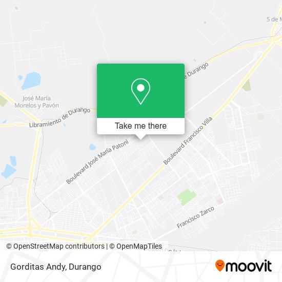 Gorditas Andy map