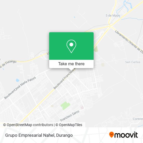 Mapa de Grupo Empresarial Nahel