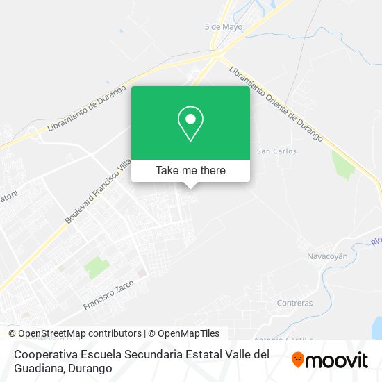 Cooperativa Escuela Secundaria Estatal Valle del Guadiana map