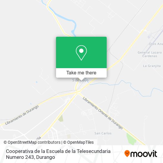 Cooperativa de la Escuela de la Telesecundaria Numero 243 map