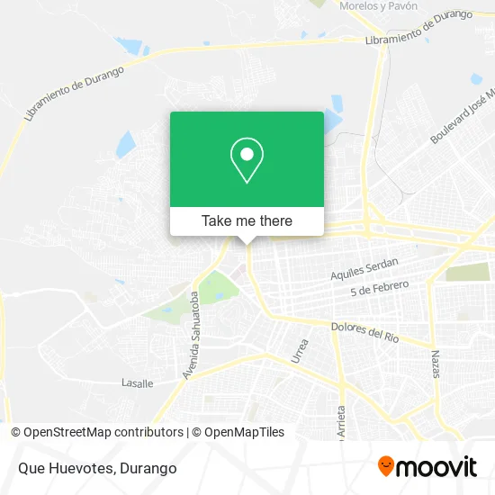 Mapa de Que Huevotes