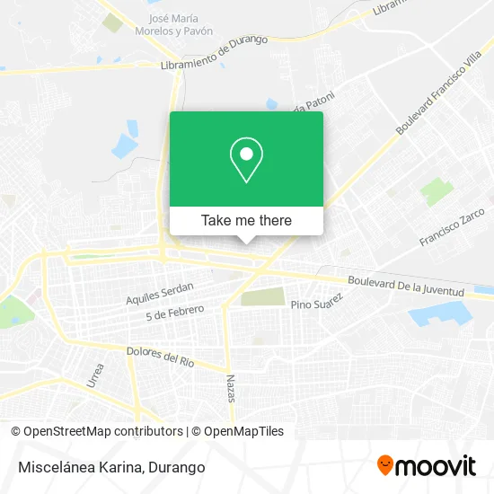 Mapa de Miscelánea Karina