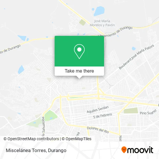Miscelánea Torres map